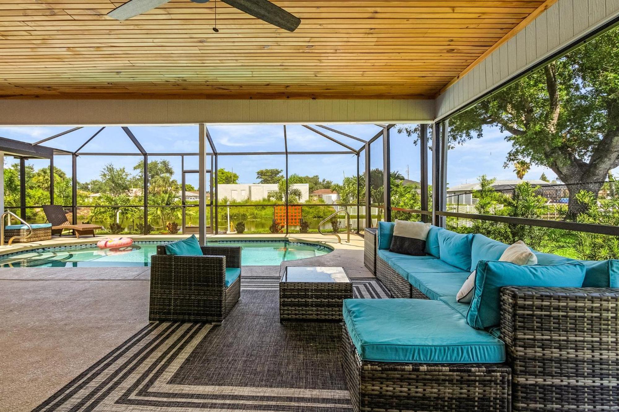 Cozy Retreat, Heated Pool, Water Canal, Bikes,3 Bedroom Cape Coral Exterior foto